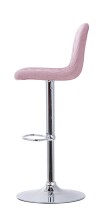 Bistrostuhl >CASINO< (2er-Set) in rosa aus Webstoff - 41x52,5cm (BxT)