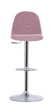 Bistrostuhl >CASINO< (2er-Set) in rosa aus Webstoff - 41x52,5cm (BxT)