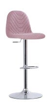 Bistrostuhl >CASINO< (2er-Set) in rosa aus Webstoff...