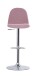 Bistrostuhl >CASINO< (2er-Set) in rosa aus Webstoff - 41x52,5cm (BxT)