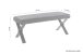 Bank >CLAUDE< (BxHxT: 141x51x51 cm) in braun aus Microfaser - 141x51x51 (BxHxT)