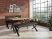Bank >CLAUDE< (BxHxT: 141x51x51 cm) in schwarz - 141x51x51 (BxHxT)