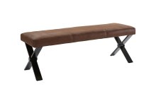 Bank >CLAUDE< (BxHxT: 161x51x51 cm) in braun aus...