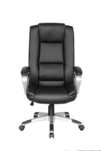 Chefsessel >DEREK-XXL< (BxT: 63x71 cm) in schwarz - 63x71cm (BxT)