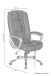 Chefsessel >DEREK-XXL< (BxT: 63x71 cm) in schwarz - 63x71cm (BxT)