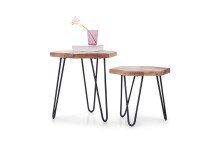 Satztisch >ELEA< (BxHxT: 45x55x40 cm) in braun - 45x55x40 (BxHxT)