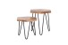 Satztisch >ELEA< (BxHxT: 45x55x40 cm) in braun - 45x55x40 (BxHxT)