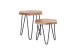 Satztisch >ELEA< (BxHxT: 45x55x40 cm) in braun - 45x55x40 (BxHxT)