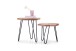 Satztisch >ELEA< (BxHxT: 45x55x40 cm) in braun - 45x55x40 (BxHxT)