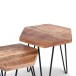 Satztisch >ELEA< (BxHxT: 45x55x40 cm) in braun - 45x55x40 (BxHxT)