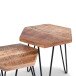 Satztisch >ELEA< (BxHxT: 45x55x40 cm) in braun - 45x55x40 (BxHxT)