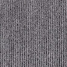 Stuhl >ELEONORE< (2er-Set) in grau aus Cord - 57x84x61cm (BxHxT)
