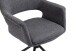 Stuhl >ELEONORE< (2er-Set) in grau aus Webstoff - 57x84x61cm (BxHxT)