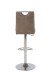 Bistrostuhl >FIRE< (2er-Set) in braun aus Microfaser - 40x48cm (BxT)