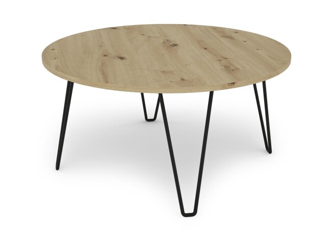 Couchtisch >FLAIR< (BxHxT: 80x40x80 cm) in Eiche/Artisan - 80x40x80cm (BxHxT)