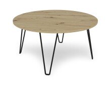 Couchtisch >FLAIR< (BxHxT: 80x40x80 cm) in Eiche/Artisan - 80x40x80cm (BxHxT)