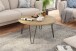 Couchtisch >FLAIR< (BxHxT: 80x40x80 cm) in Eiche/Artisan - 80x40x80cm (BxHxT)