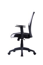 Chefsessel >FLASH< (BxT: 56,5x60,5 cm) in schwarz/weiß - 56,5x60,5 (BxT)
