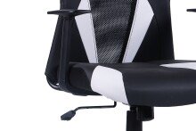 Chefsessel >FLASH< (BxT: 56,5x60,5 cm) in schwarz/weiß - 56,5x60,5 (BxT)