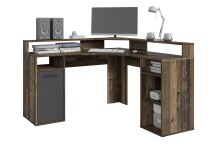 Schreibtisch >FOX< (BxHxT: 139x90,8x139 cm) in Old Style - 139x90,8x139 (BxHxT)