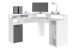 Schreibtisch >FOX< (BxHxT: 139x90,8x139 cm) in weiß - 139x90,8x139cm (BxHxT)