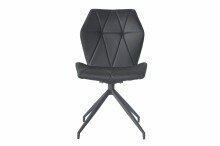 Stuhl >IMKE< (2er-Set) in schwarz - 52x90,5x62cm (BxHxT)