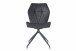 Stuhl >IMKE< (2er-Set) in schwarz - 52x90,5x62cm (BxHxT)