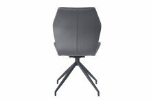 Stuhl >IMKE< (2er-Set) in grau - 52x90,5x62cm (BxHxT)