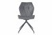 Stuhl >IMKE< (2er-Set) in grau - 52x90,5x62cm (BxHxT)