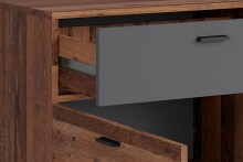 Sideboard >JACKSON< (BxHxT: 98x85x40 cm) in Old Style - 98x85x40cm (BxHxT)