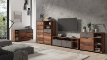 Sideboard >JACKSON< (BxHxT: 98x85x40 cm) in Old Style - 98x85x40cm (BxHxT)