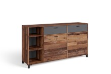 Sideboard >JACKSON< (BxHxT: 160x85x40 cm) in Old Style - 160x85x40cm (BxHxT)