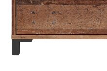 Highboard >JACKSON< (BxHxT: 126x143x40 cm) in Old Style - 126x143x40cm (BxHxT)