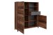 Highboard >JACKSON< (BxHxT: 126x143x40 cm) in Old Style - 126x143x40cm (BxHxT)