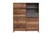 Highboard >JACKSON< (BxHxT: 126x143x40 cm) in Old Style - 126x143x40cm (BxHxT)