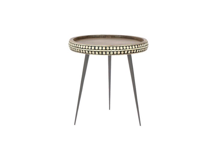 Beistelltisch >JANA< (BxHxT: 35x42x35 cm) in braun - 35x42x35 (BxHxT)