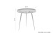 Beistelltisch >JANA< (BxHxT: 35x42x35 cm) in braun - 35x42x35 (BxHxT)