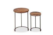 Satztisch >JARON< (BxHxT: 40x60x40 cm) in braun - 40x60x40 (BxHxT)