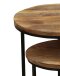 Satztisch >JARON< (BxHxT: 40x60x40 cm) in braun - 40x60x40 (BxHxT)