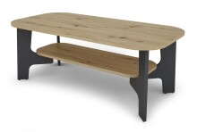 Couchtisch >JONNY< (BxHxT: 110x42,5x55 cm) in Artisan - 110x42,5x55cm (BxHxT)