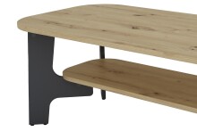 Couchtisch >JONNY< (BxHxT: 110x42,5x55 cm) in Artisan - 110x42,5x55cm (BxHxT)