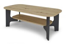 Couchtisch >JONNY< (BxHxT: 110x42,5x55 cm) in Artisan - 110x42,5x55cm (BxHxT)