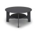 Couchtisch >JONNY< (BxHxT: 80x42,5x80 cm) in grau - 80x42,5x80cm (BxHxT)
