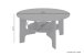 Couchtisch >JONNY< (BxHxT: 80x42,5x80 cm) in grau - 80x42,5x80cm (BxHxT)