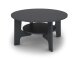 Couchtisch >JONNY< (BxHxT: 80x42,5x80 cm) in grau - 80x42,5x80cm (BxHxT)