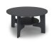 Couchtisch >JONNY< (BxHxT: 80x42,5x80 cm) in grau - 80x42,5x80cm (BxHxT)
