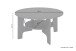Couchtisch >JONNY< (BxHxT: 80x42,5x80 cm) in weiß - 80x42,5x80cm (BxHxT)