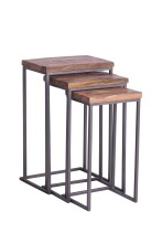 Satztisch >JUNA< (BxHxT: 40x65x25 cm) in braun -...