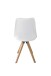 Stuhl >KIRA< (2er-Set) in weiß aus Kunststoff - Polyethylen - 48x86x56cm (BxHxT)