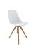 Stuhl >KIRA< (2er-Set) in weiß aus Kunststoff - Polyethylen - 48x86x56cm (BxHxT)